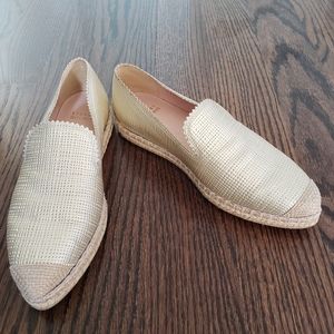 EUC Stuart Weitzman leather espadrilles sz 5.5